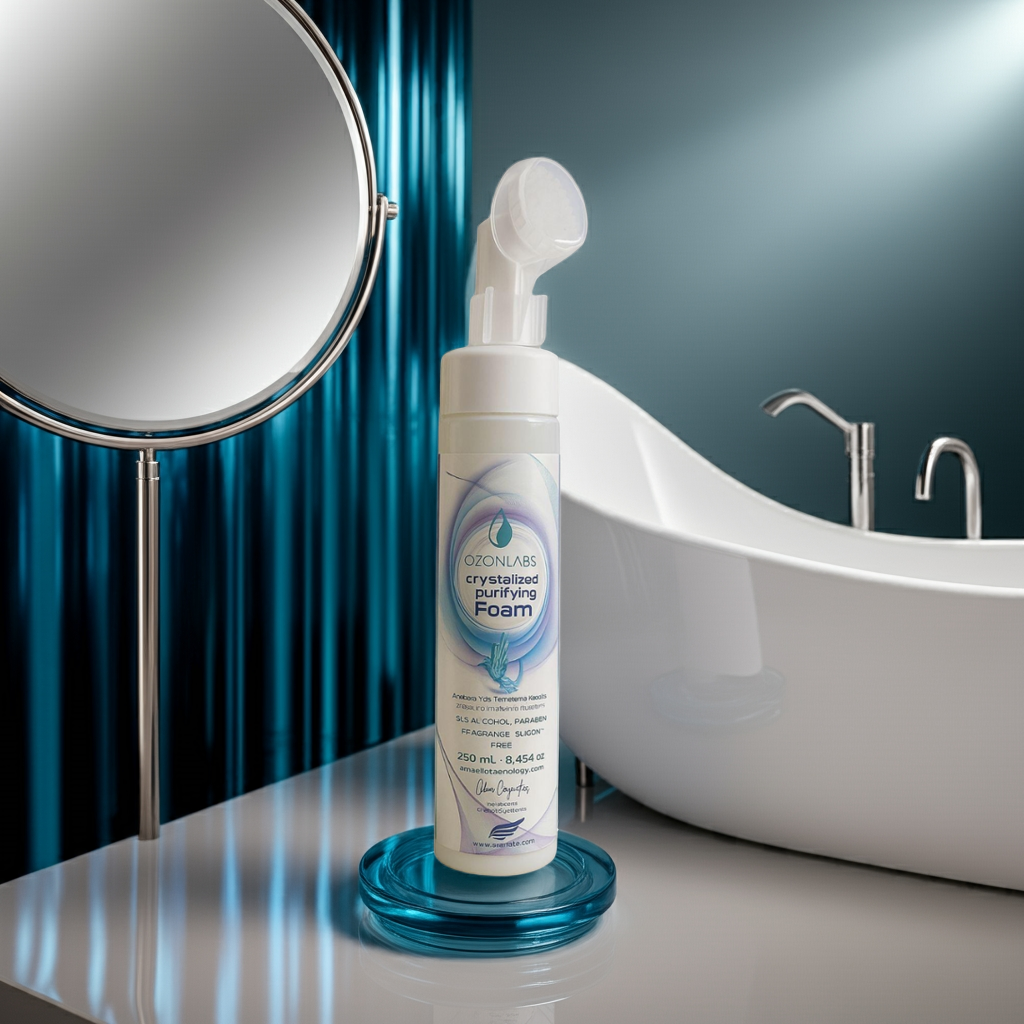 Ozonlabs Crystallized Arındırıcı Yüz Temizleme Köpüğü (Fırça Başlıklı Temizleyici) 250 ml